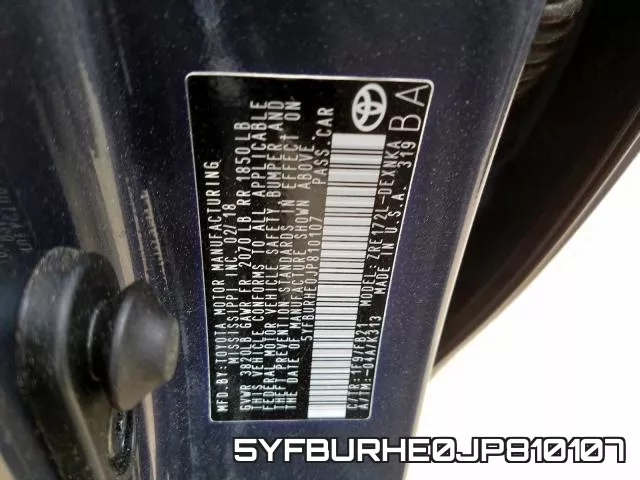 5YFBURHE0JP810107 фото 2
