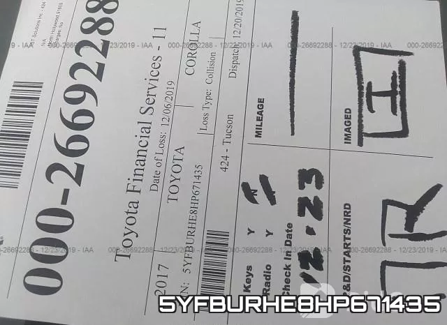 5YFBURHE8HP671435 фото 8