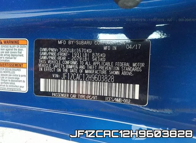 JF1ZCAC12H9603828 фото 10