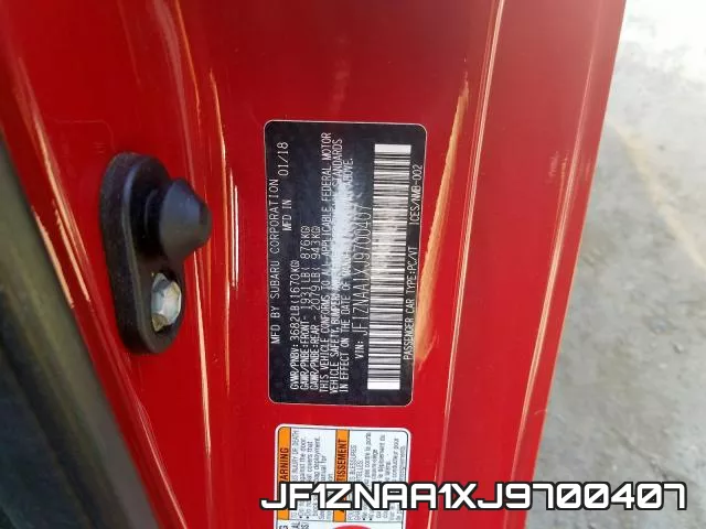 JF1ZNAA1XJ9700407 фото 2