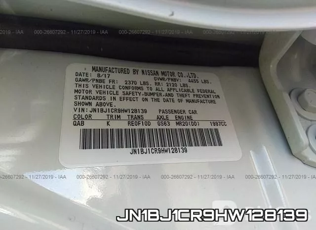 JN1BJ1CR9HW128139 фото 10