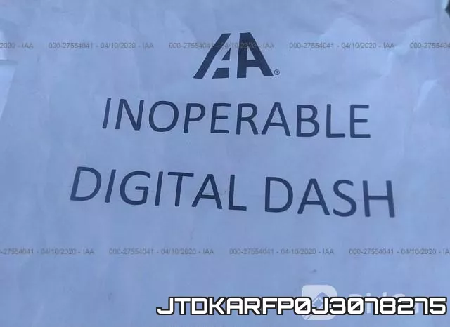 JTDKARFP0J3078275 фото 8