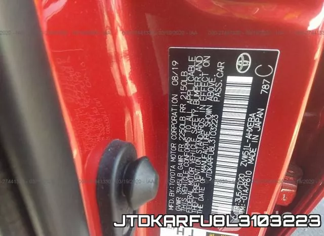 JTDKARFU8L3103223 фото 10