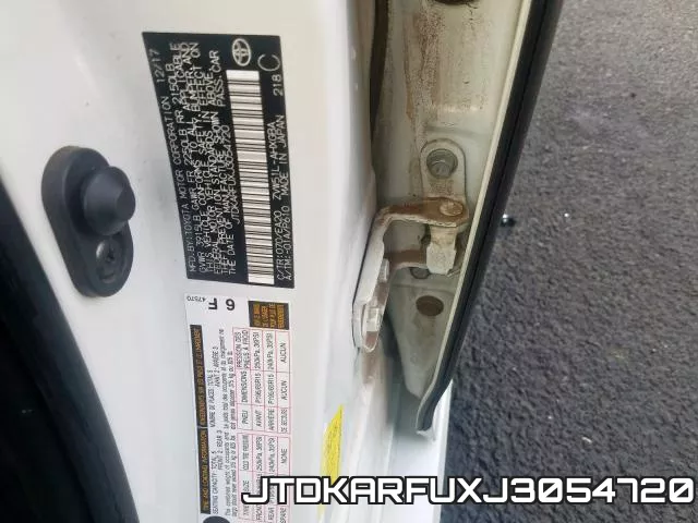 JTDKARFUXJ3054720 фото 2
