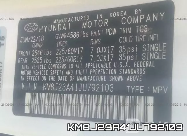 KM8J23A41JU792103 фото 10