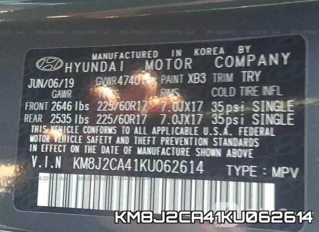 KM8J2CA41KU062614 фото 10