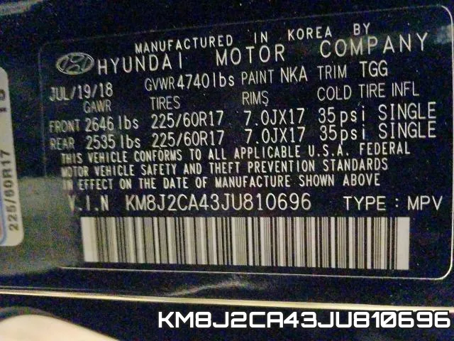 KM8J2CA43JU810696 фото 2