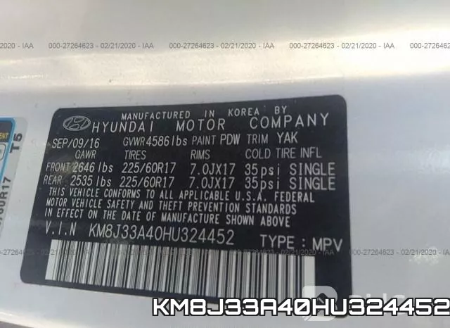 KM8J33A40HU324452 фото 10