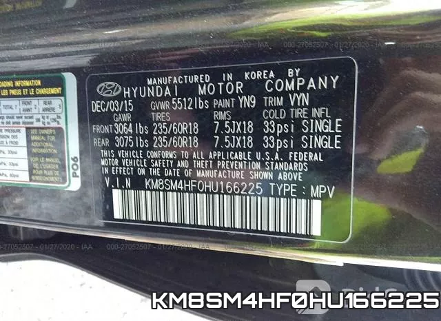 KM8SM4HF0HU166225 фото 10