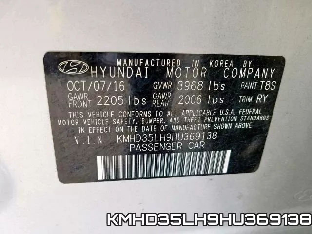 KMHD35LH9HU369138 фото 2