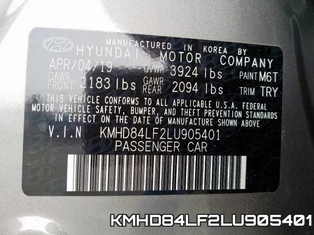 KMHD84LF2LU905401 фото 2