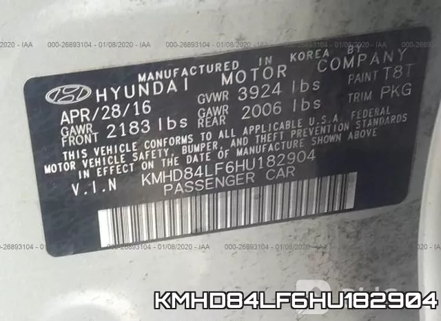 KMHD84LF6HU182904 фото 10
