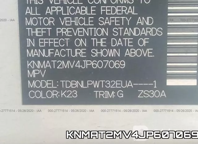 KNMAT2MV4JP607069 фото 10