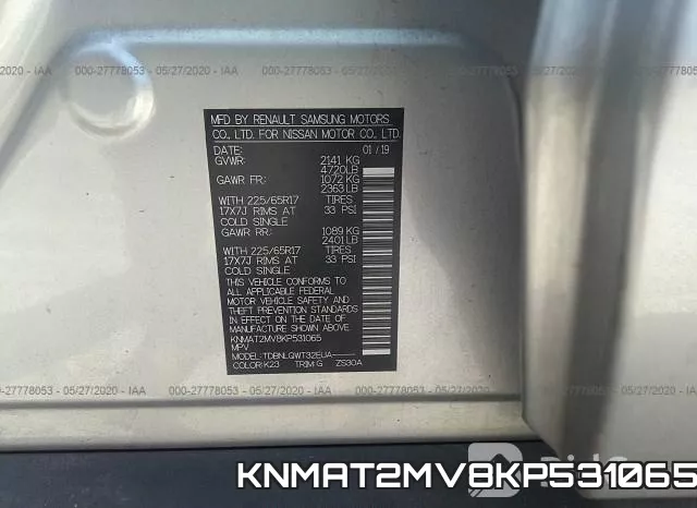 KNMAT2MV8KP531065 фото 10