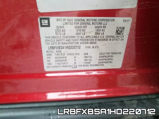 LRBFXBSA1HD220712 фото 2