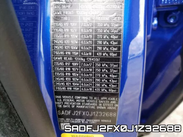 SADFJ2FX0J1Z32688 фото 2