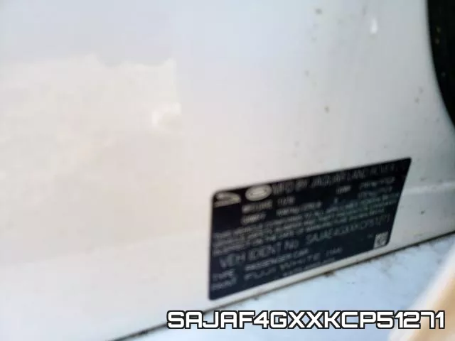 SAJAF4GXXKCP51271 фото 2