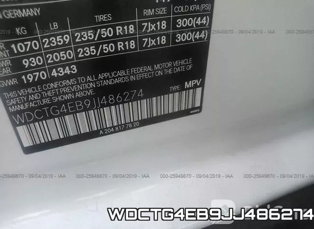 WDCTG4EB9JJ486274 фото 10