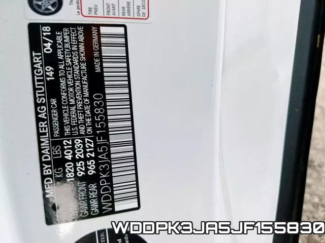 WDDPK3JA5JF155830 фото 2