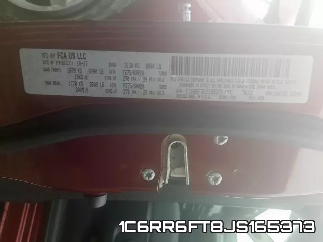 1C6RR6FT8JS165373 фото 2