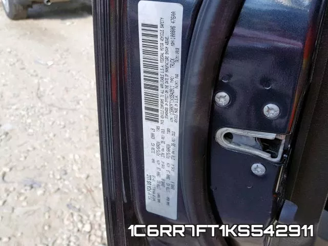 1C6RR7FT1KS542911 фото 2