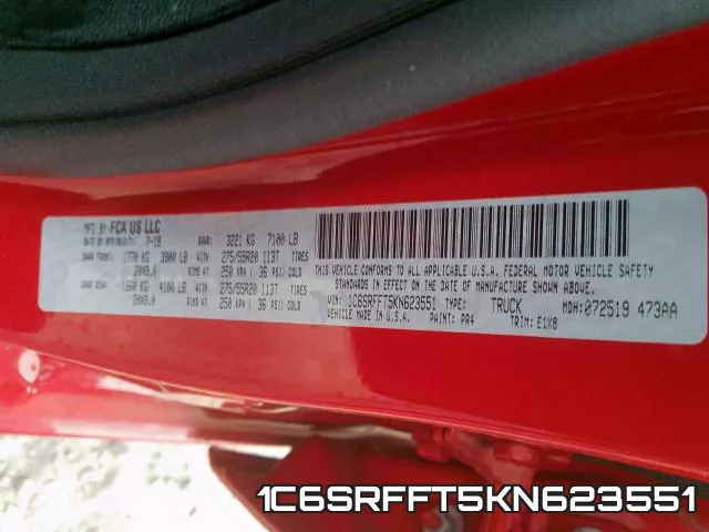 1C6SRFFT5KN623551 фото 2