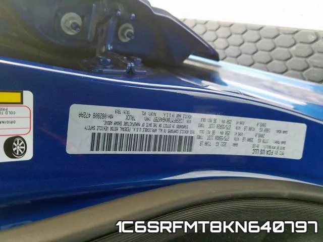 1C6SRFMT8KN640797 фото 2