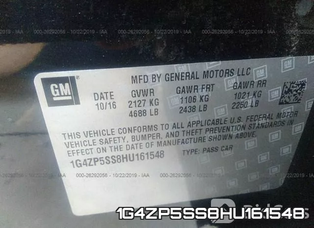 1G4ZP5SS8HU161548 фото 10