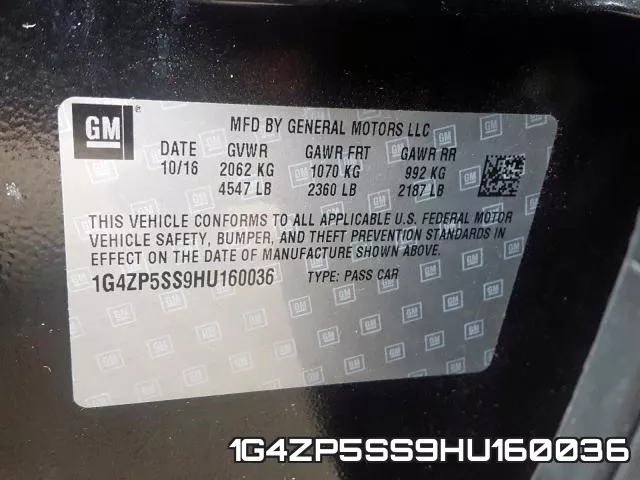 1G4ZP5SS9HU160036 фото 2