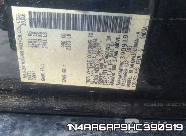 1N4AA6AP9HC390919 фото 10