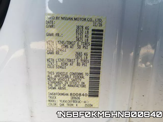 1N6BF0KM6HN800840 фото 2