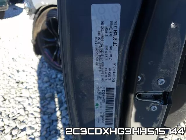 2C3CDXHG3HH515744 фото 2