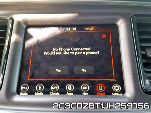 2C3CDZBT1JH259756 фото 10