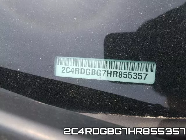 2C4RDGBG7HR855357 фото 2
