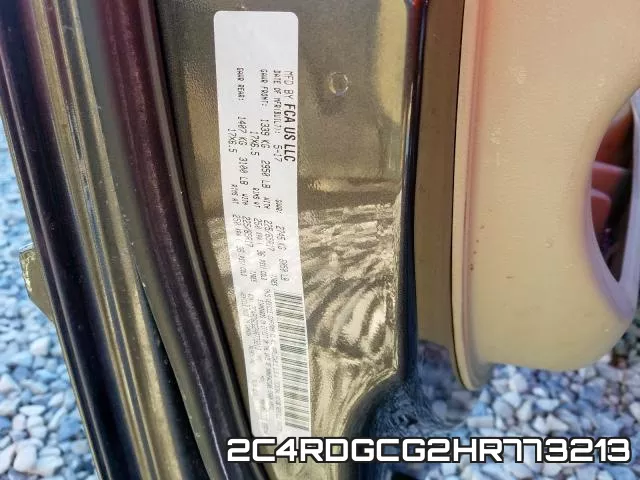 2C4RDGCG2HR773213 фото 2