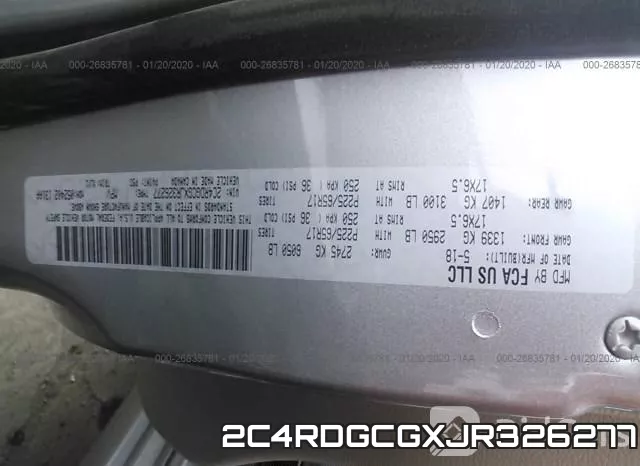 2C4RDGCGXJR326277 фото 10