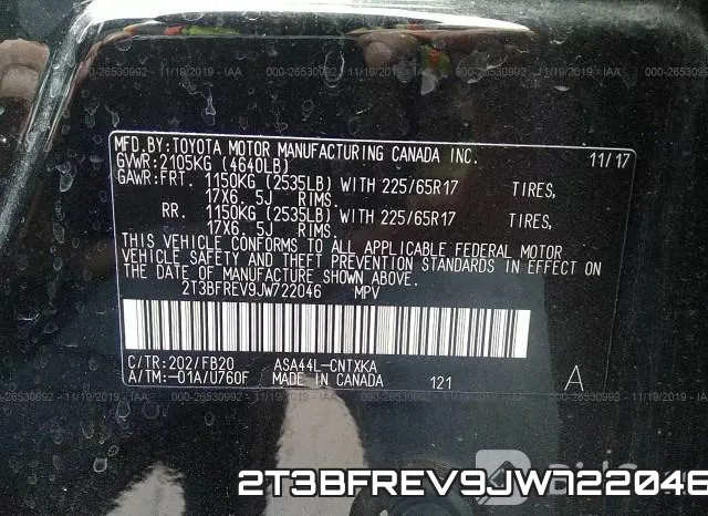 2T3BFREV9JW722046 фото 10