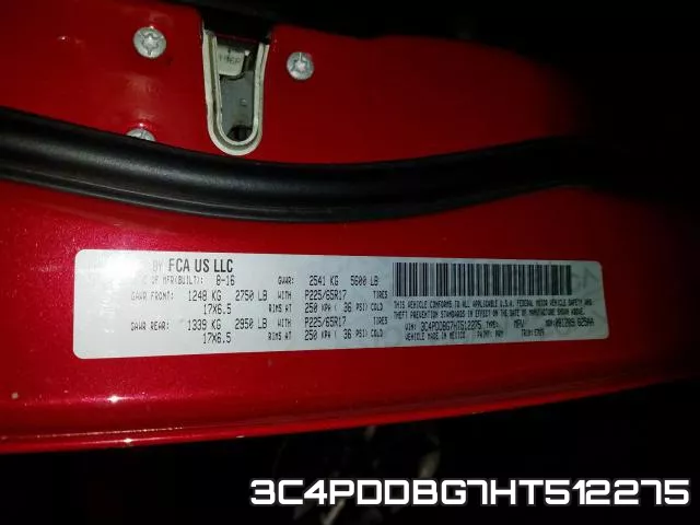 3C4PDDBG7HT512275 фото 2