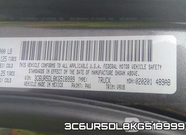 3C6UR5DL8KG518999 фото 10