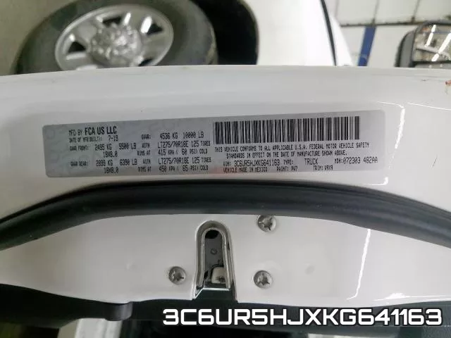 3C6UR5HJXKG641163 фото 2