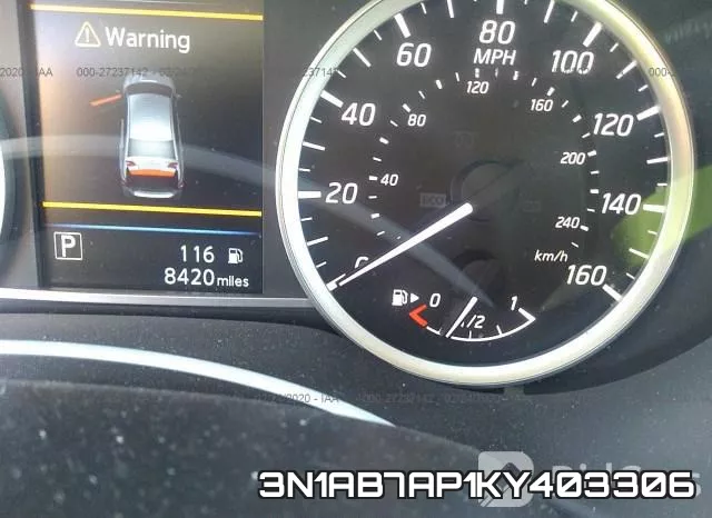 3N1AB7AP1KY403306 фото 8