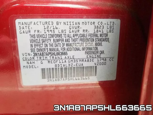 3N1AB7AP5HL663665 фото 2