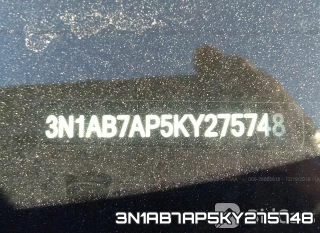 3N1AB7AP5KY275748 фото 10