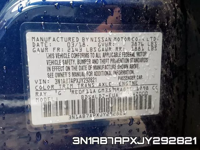3N1AB7APXJY292821 фото 2