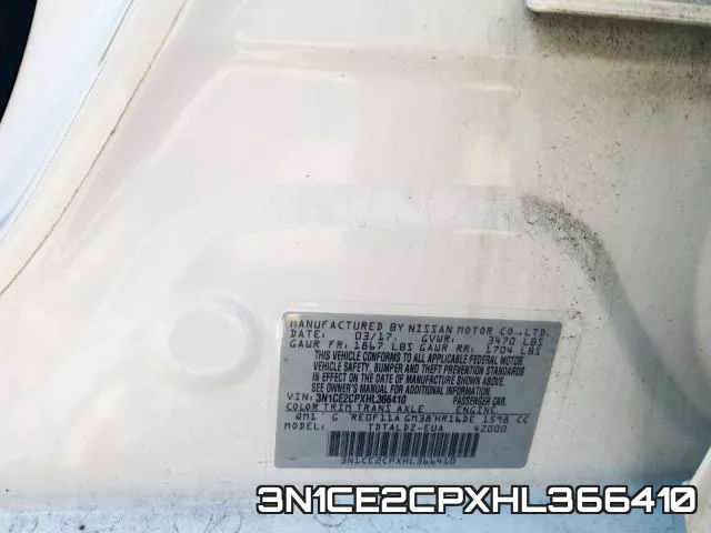 3N1CE2CPXHL366410 фото 2