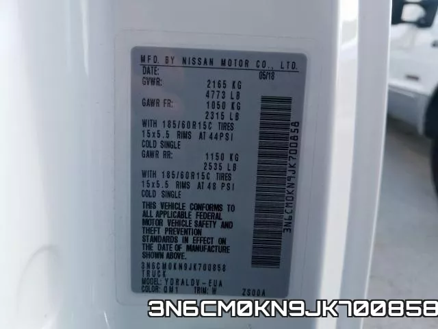 3N6CM0KN9JK700858 фото 2