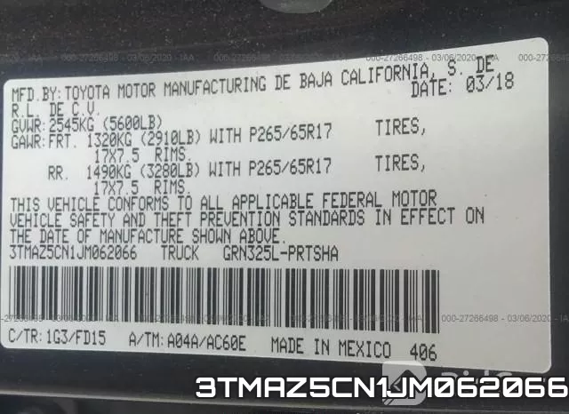 3TMAZ5CN1JM062066 фото 10