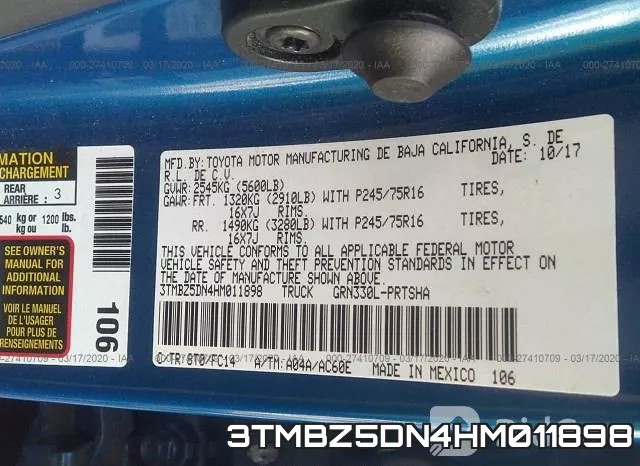 3TMBZ5DN4HM011898 фото 10