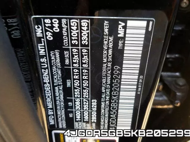 4JGDA5GB5KB205299 фото 2
