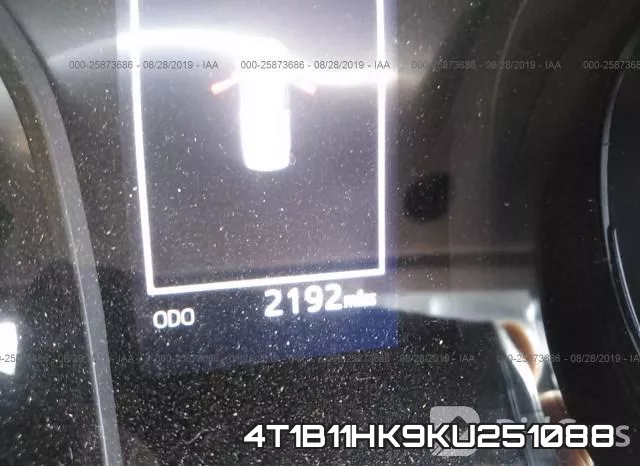 4T1B11HK9KU251088 фото 8